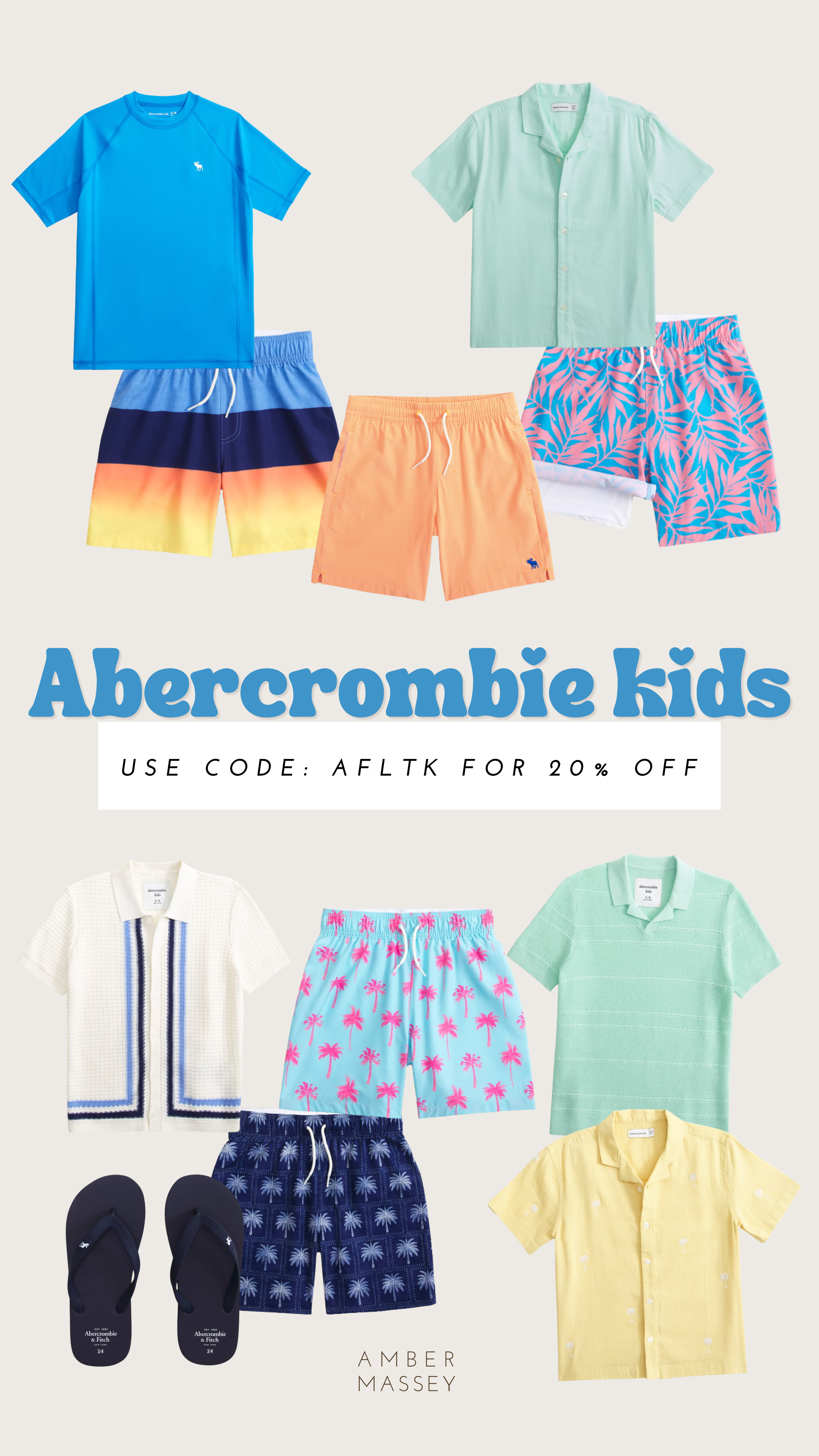abercrombie kids sale - use code AFLTK for 20% off!

abercrombie, af kids, on sale, summer styles, boys summer outfits, swimwear 

 #LTKxAbercrombie #LTKSwim #LTKKids