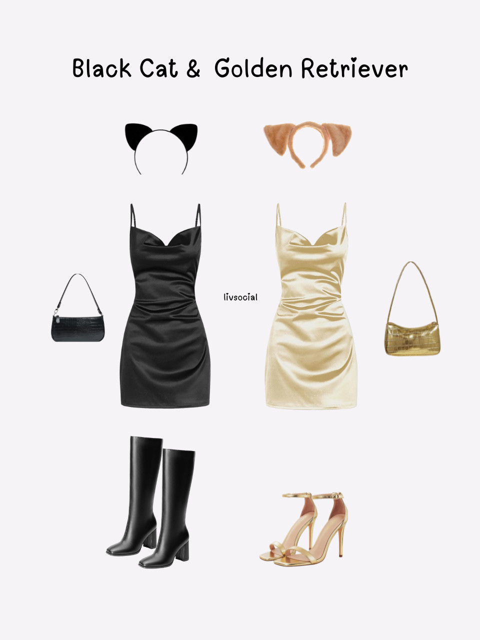 Friend Costume Ideas - Black Cat and Golden Retriever Costume 

#groupcostume #halloweencostumeideas #halloween  

 #LTKSeasonal #LTKStyleTip #LTKautumn
