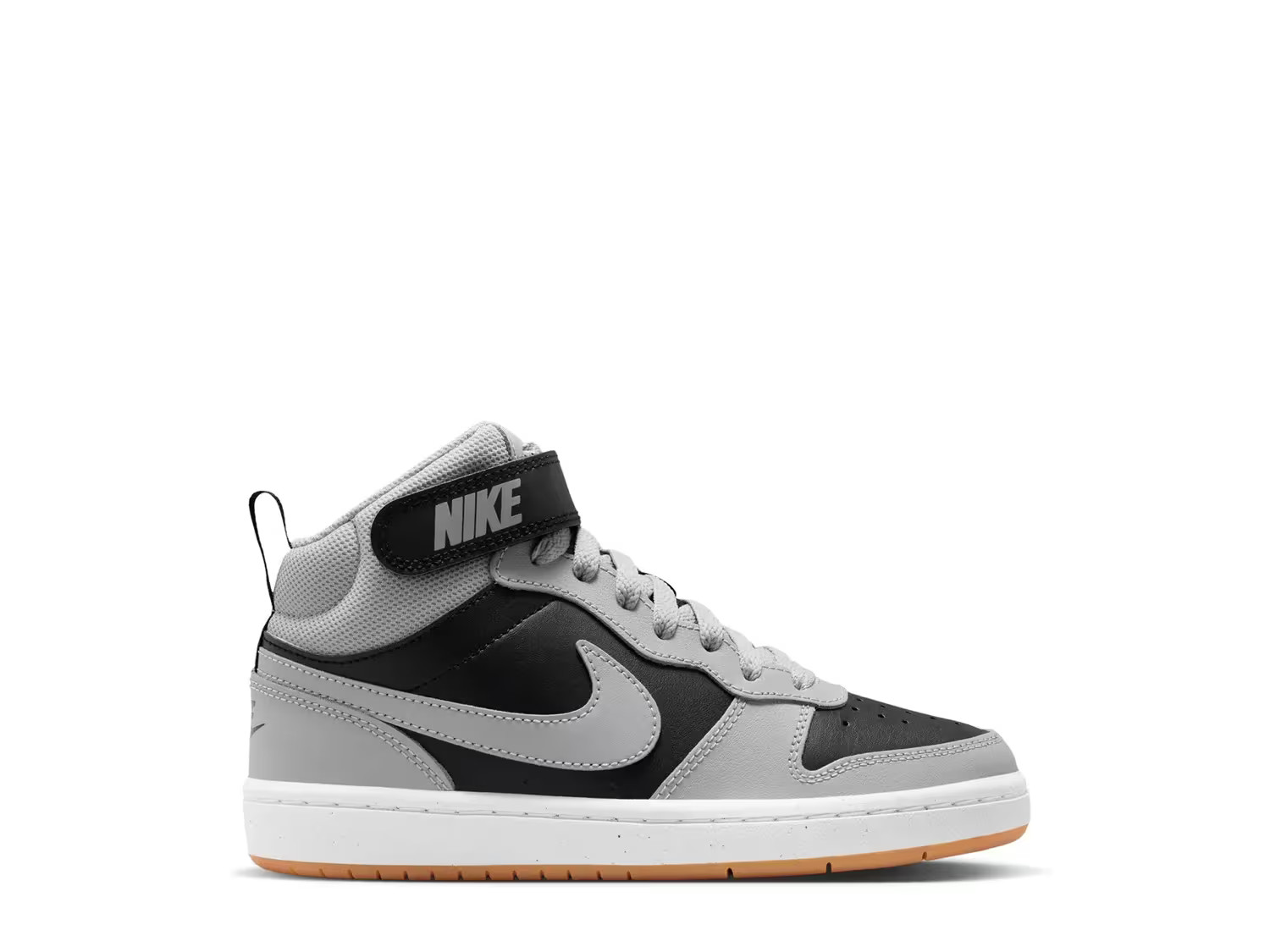Nike Court Borough Mid HighTop Sneaker Kids' | Boy's | Black/Blue | Size 4.5 Youth | Athletic | Sneakers | Lace-Up | DSW