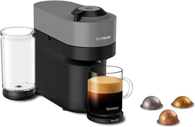 Nespresso Vertuo Pop+ Coffee and Espresso Maker by Breville, Dark Grey | Amazon (US)