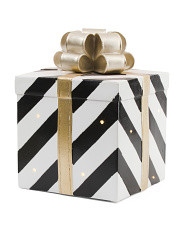 16.5in Outdoor Safe Led Gift Box Decoration | Marshalls