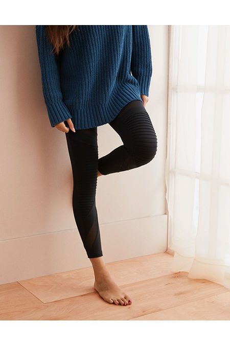 Aerie Move High Waisted Moto 7/8 Legging | American Eagle Outfitters (US & CA)