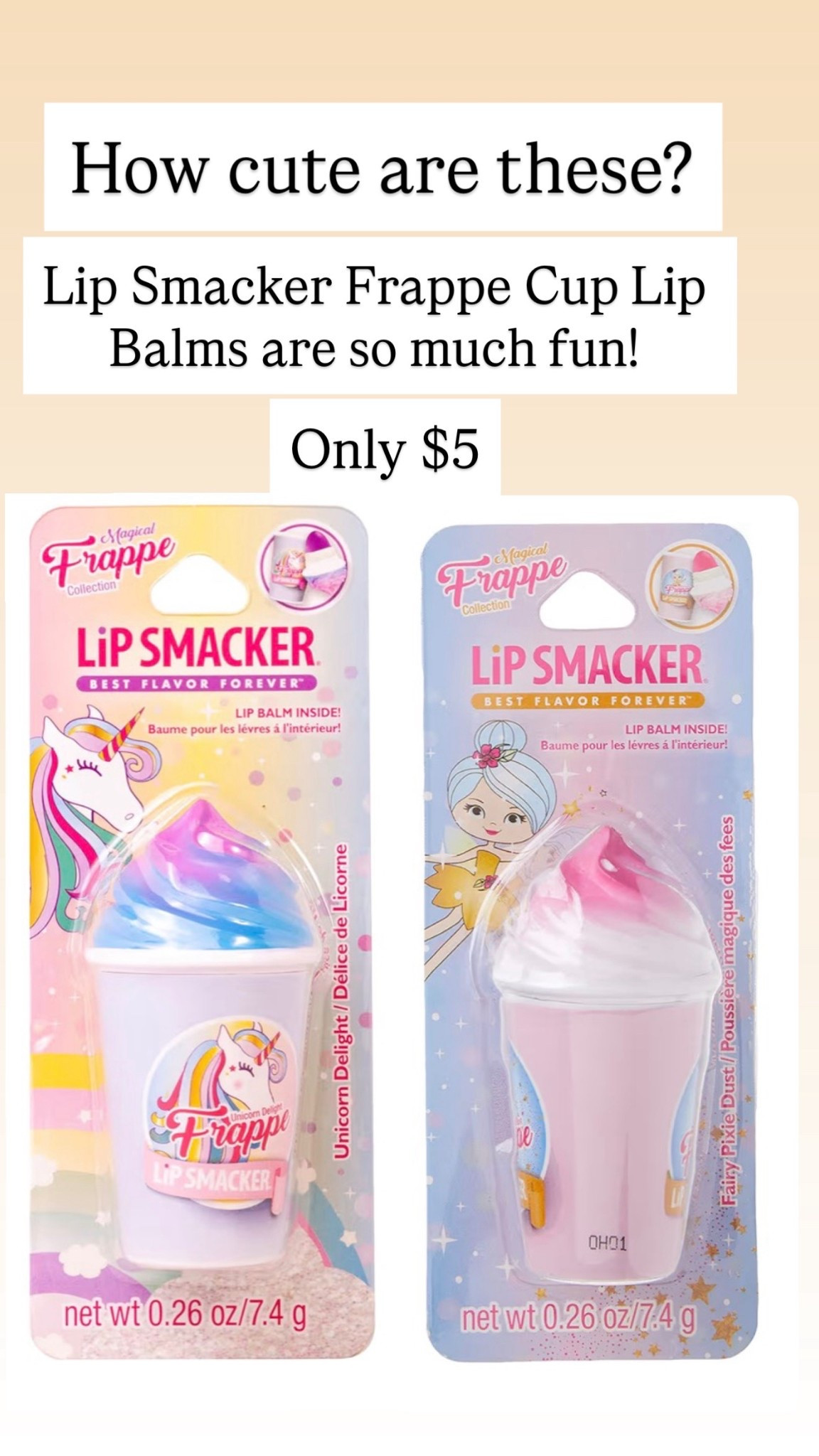 Lip Smacker Frappe Cup Lip Balms 

#LTKBeauty #LTKKids