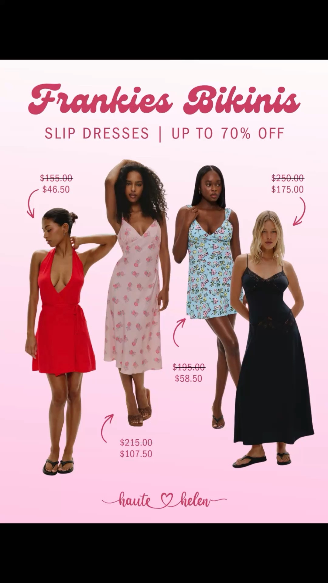 Up to 70% off on select items at Frankies Bikinis! 💖✨

#sale #deals #discount

#LTKSaleAlert #LTKootd