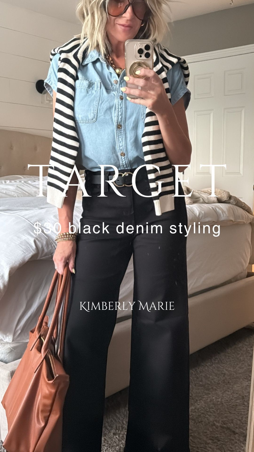 Target $30 black denim the perfect transition piece for fall 

#LTKSaleAlert #LTKOver40 #LTKStyleTip