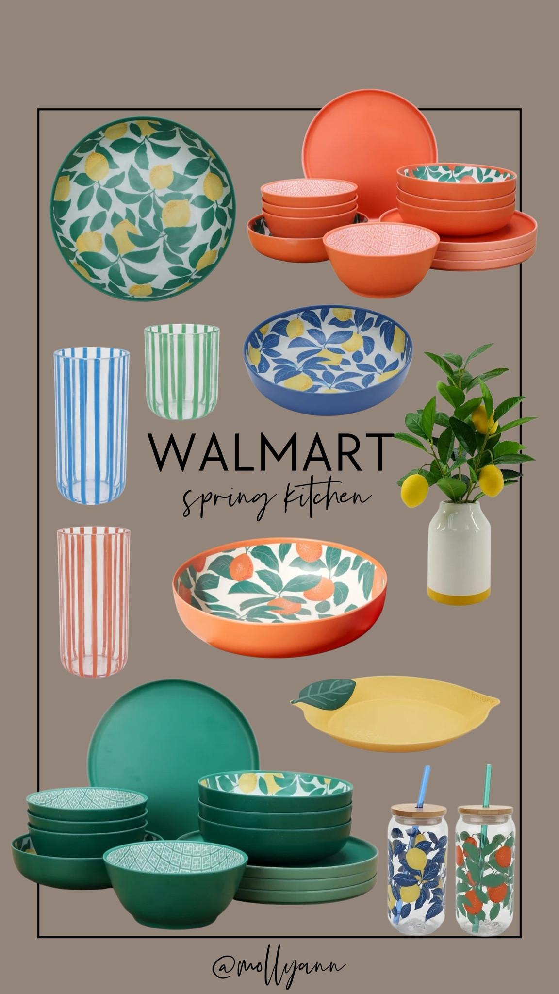 The cutest kitchen items from Walmart perfect for spring/summer. 🍊 🍋 

#LTKOver40 #LTKHome #LTKFindsUnder50