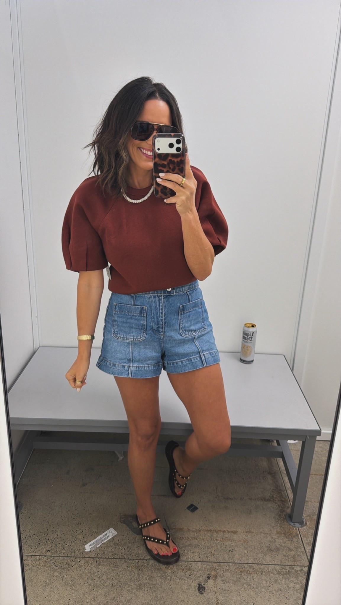 Walmart really nailed this one 👏🏼 this top + denim shorts combo is so cute for an easy everyday look!

#walmartfinds #walmartfashion #affordablefashion #ltkfinds #walmartstyle #summeroutfits