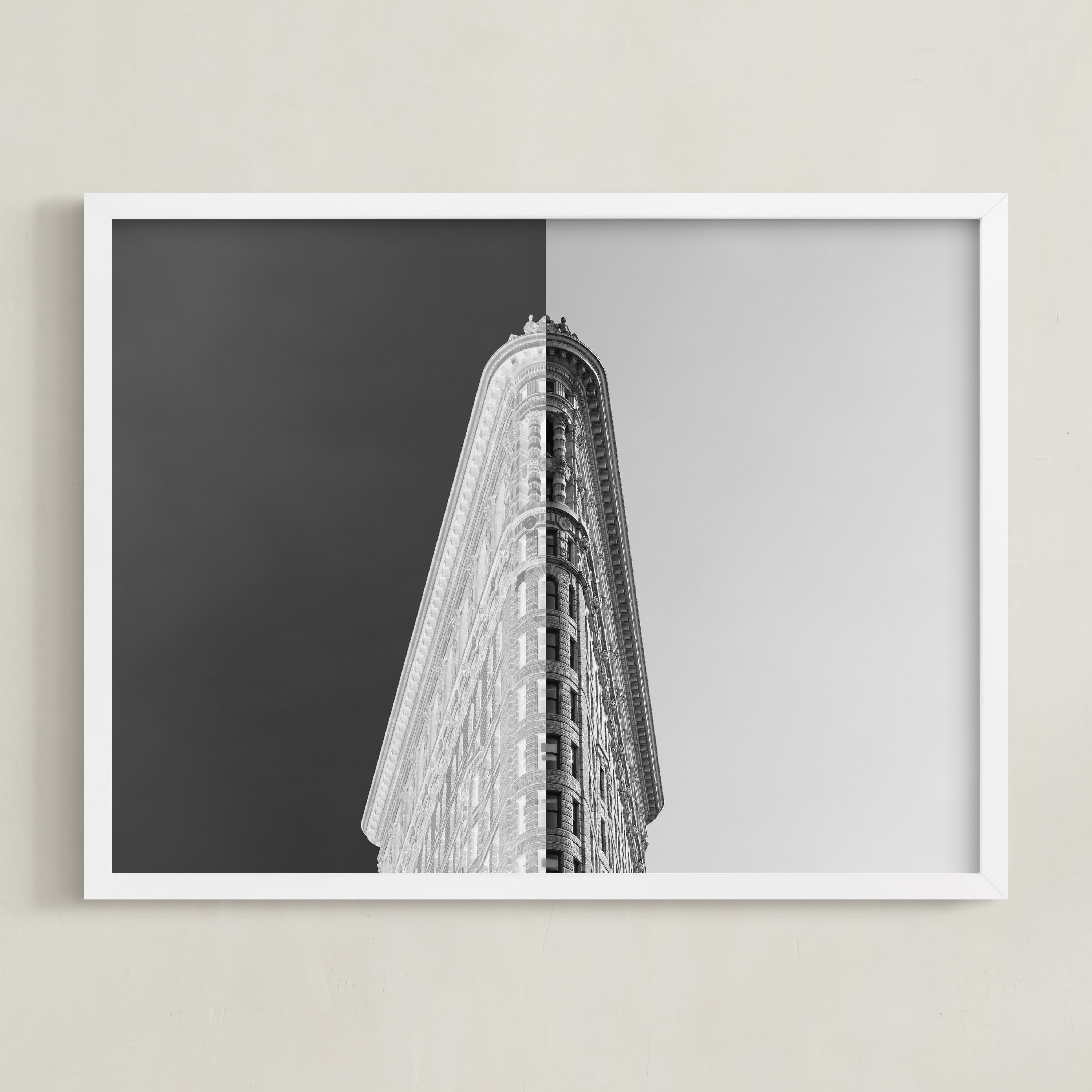 "Negative Space: New York Flatiron I" - Graphic Limited Edition Art Print by Jessica C Nugent. | Minted