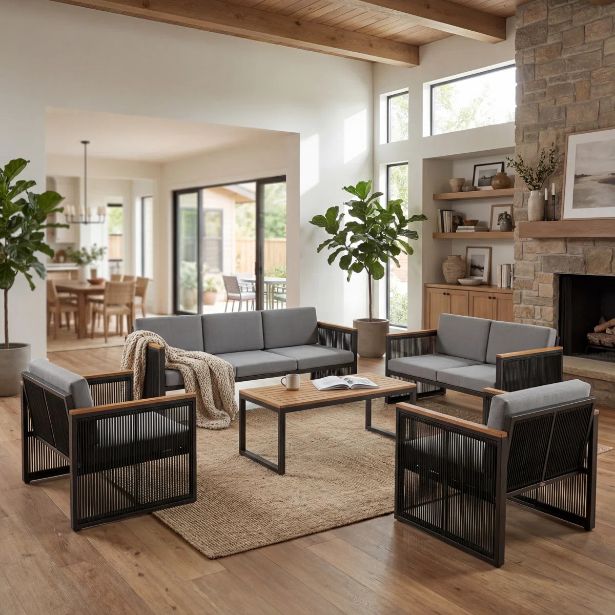 7-Person Patio Conversation Sets With Coffee Table | Wayfair North America