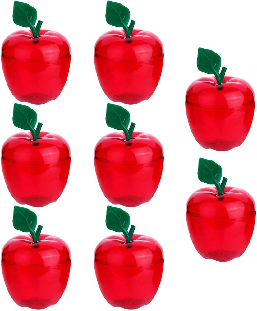 Large Red Apple Container Jar for Teachers,Apple Shaped Candy Jar Back To School Teacher Apprecia... | Amazon (US)