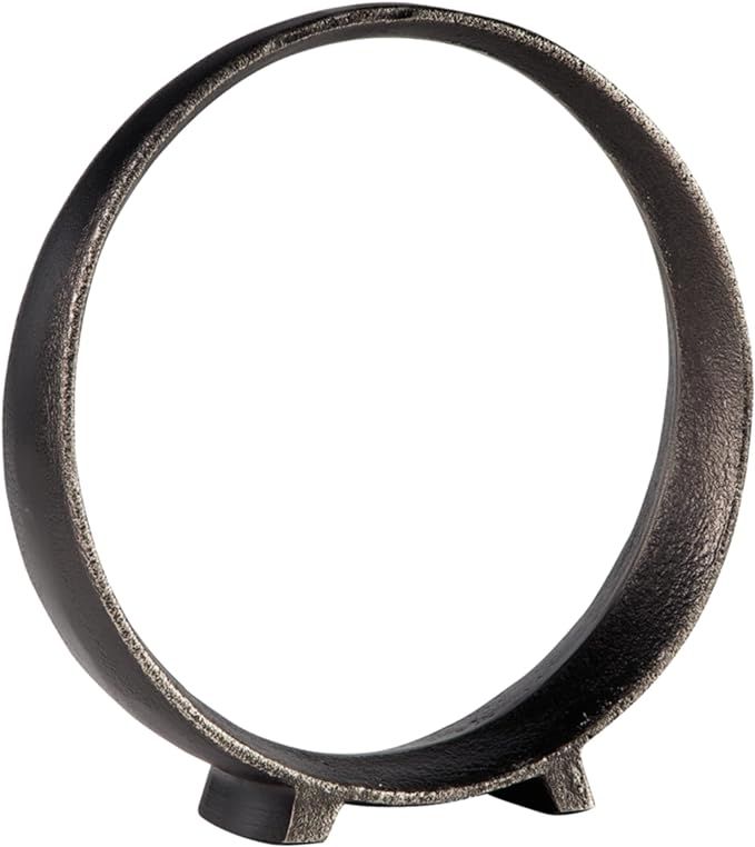 Signature Design by Ashley Ryandale Round Metal Sculpture, Antique Black | Amazon (US)