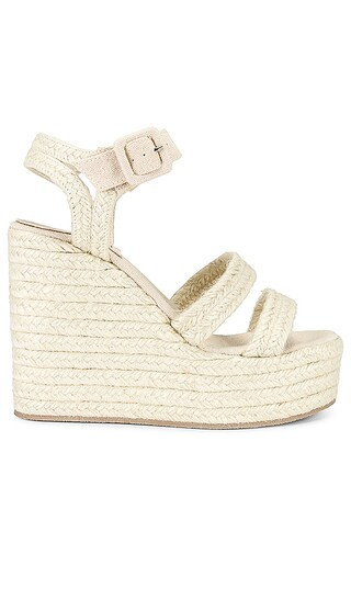 Soffia Wedge in Beige | Revolve Clothing (Global)