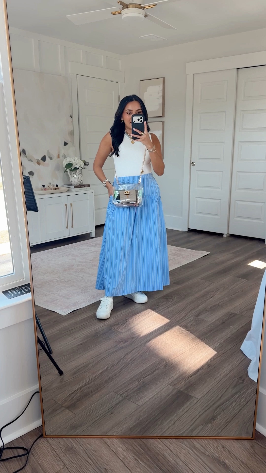 White tank - old, similar linked
Skirt size xs TTS
Sneakers size 6.5 TTS

#LTKootd #LTKgrwm #LTKPetite