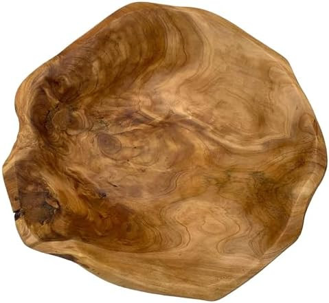 Creative Wood Bowl - Root Carved Handmade Natural Real Wood Candy Serving Bowl 10"-12" | Amazon (US)