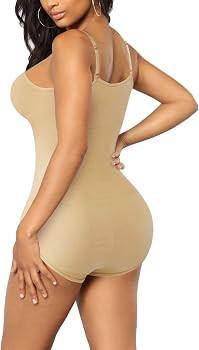Irisnaya Women Slimming Bodysuits Shapewear Tops Tummy Control Body Shaper Spaghetti Strap Camiso... | Amazon (US)