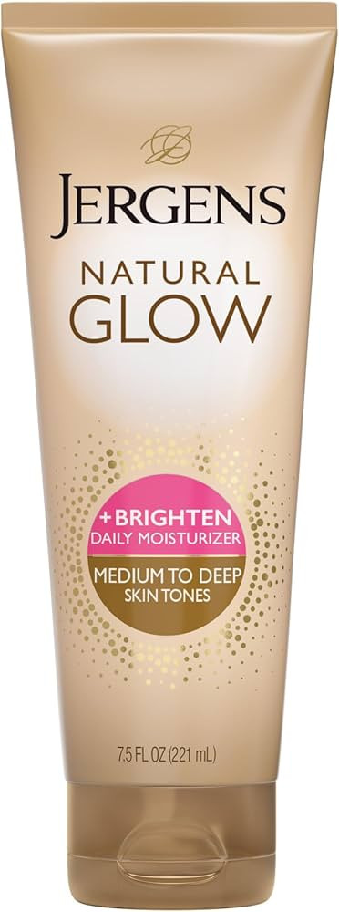 Jergens Natural Glow Self Tanner Body Lotion, Sunless Tanning, Medium to Deep Skin Tone, Daily Mo... | Amazon (US)