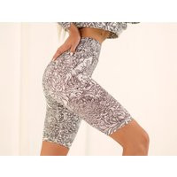 Samurai White High Waist Biker Shorts Graphic Cotton Wide Belt Lotus Dragon Gift For Her Idea | Etsy (US)