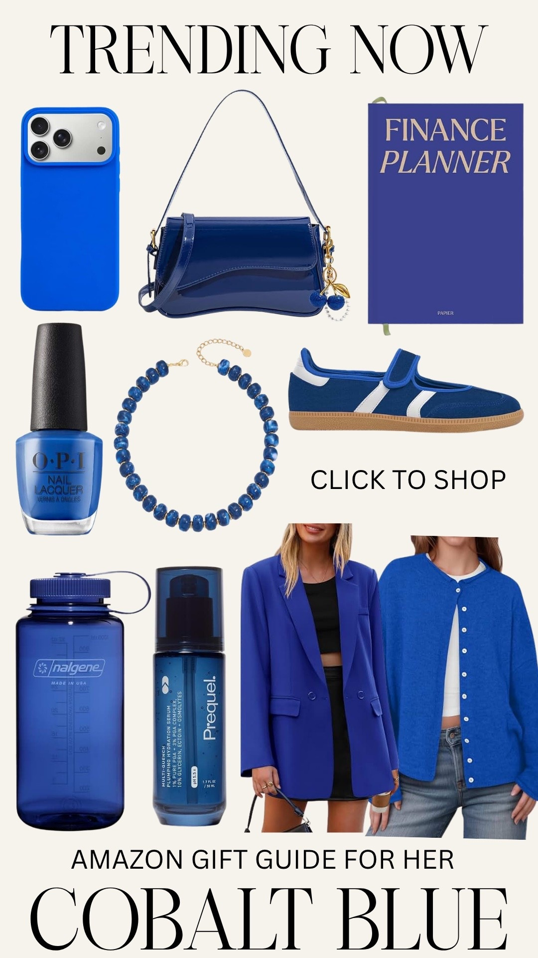 Cobalt blue everything 💙 A few fun finds in one of my favorite colors right now, from everyday accessories to cozy layers and little beauty favorites.

#cobaltblue #amazonfinds #amazonfashion #amazonfavorites #giftguideforher #fallfashion #fashionfinds #trendingfinds #ltkfinds #beautyfinds