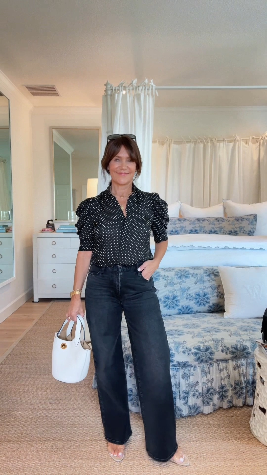Black jeans are a wardrobe staple everyone needs in their closet! This pair is my current favorite. The perfect amount of stretch, and the fit is SO flattering! I have this pair in several washes - they’re  so good! True to size.

#LTKgrwm #LTKootd #LTKSeasonal