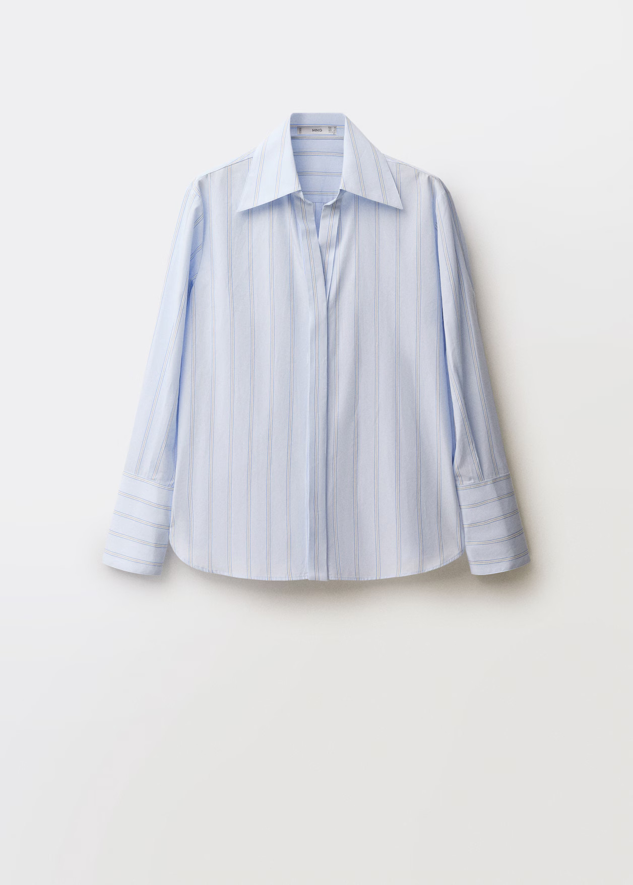 Regular striped cotton shirt - Women | MANGO United Kingdom | MANGO (UK)