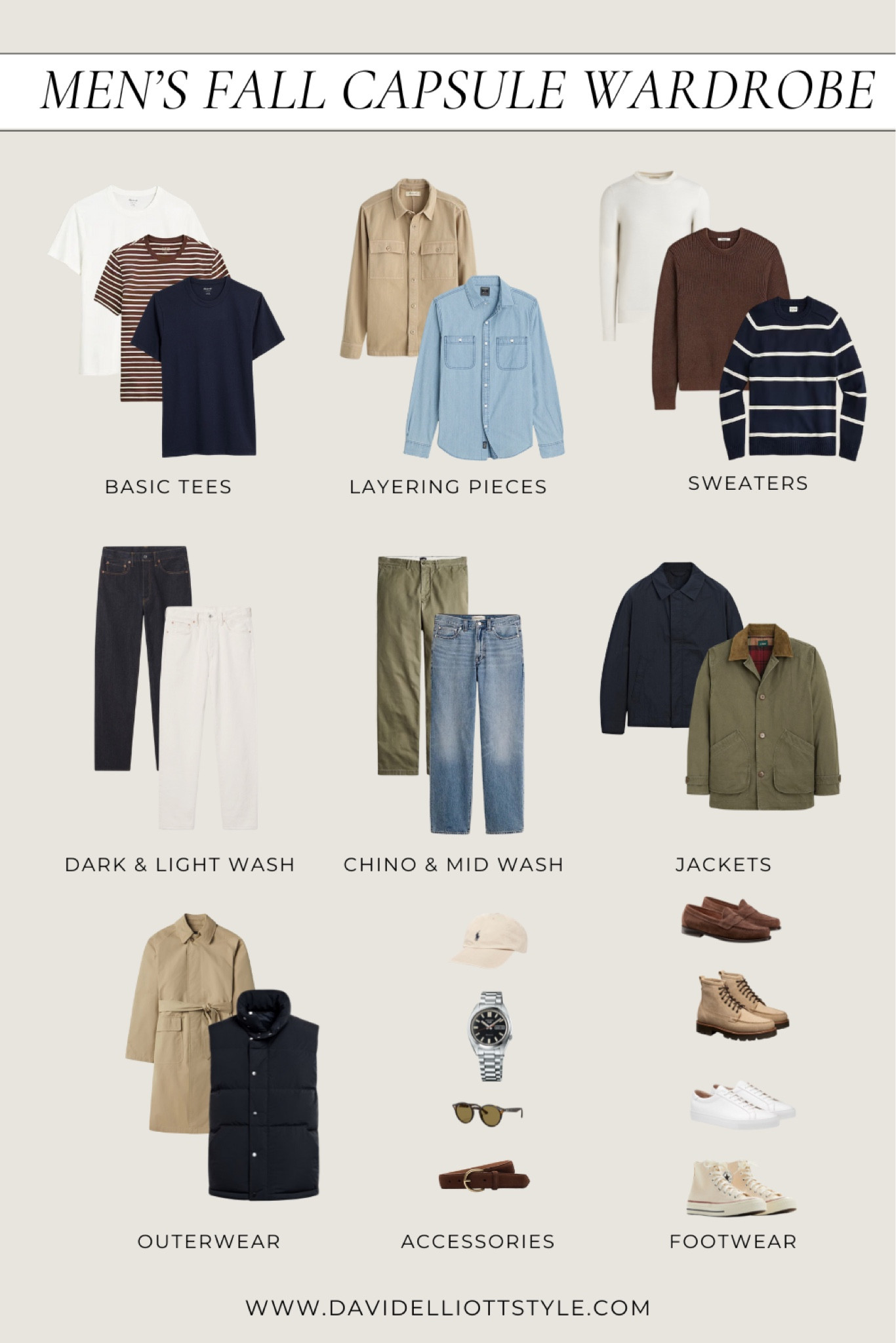 Men’s Fall Capsule Wardrobe Clothing linked!

#LTKMens #LTKFallSale