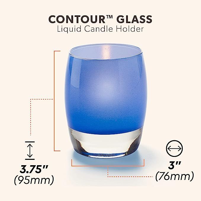 Hollowick Home Jade Aura Contour Glass Liquid Candle Lamp 1 Pack, 1 Liquid Tealight Candle Includ... | Amazon (US)