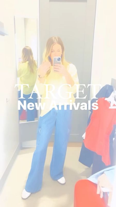I have been anxiously awaiting these new arrivals from target. I love the relaxed fit of the top and the jeans. Wearing size small in the top and it’s available in a bunch of different colors. Sized down  to a size 0 in the jeans.

#LTKfindsunder50 #LTKstyletip #LTKfindsunder100