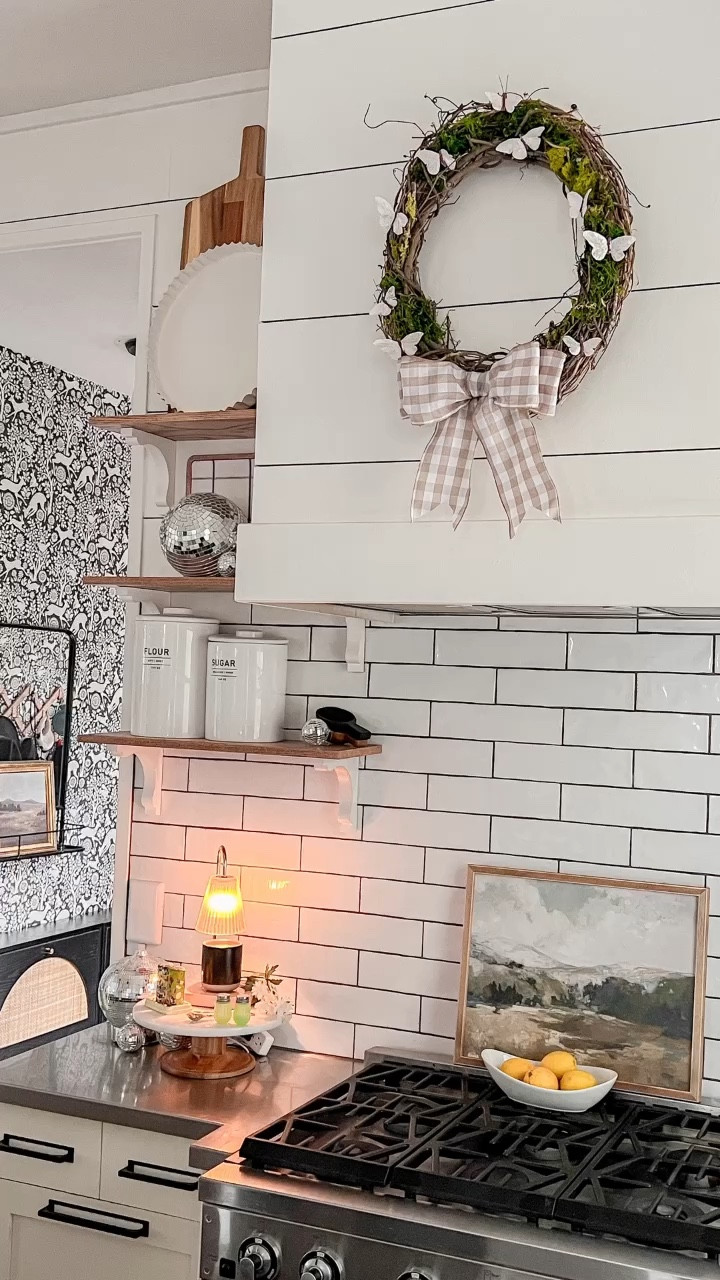 Spring moss and butterfly wreath! 

#LTKhome #LTKVideo #LTKSeasonal