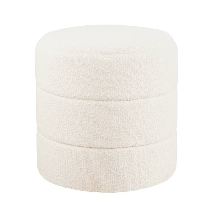 Round Upholstered Ottoman - HomePop | Target