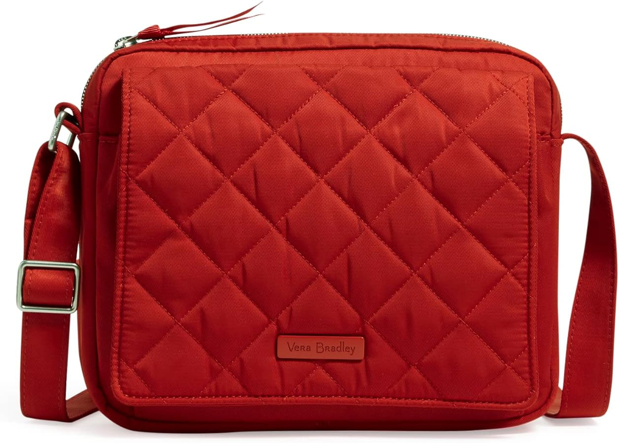 Vera Bradley Women's Peformance Twill Medium Hipster Crossbody Purse | Amazon (US)