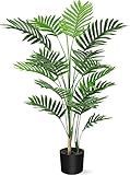 IDEALHOUSE Artificial Palm Tree, Faux Tropical Palm Plant with Pot for Home Decor Indoor Outdoor, 3. | Amazon (US)