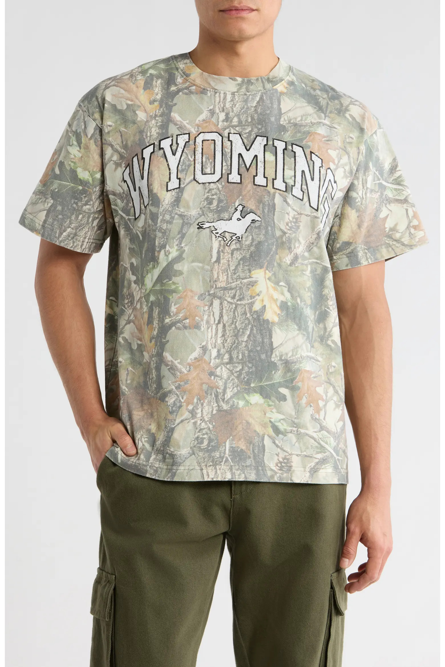 PacSun Wyoming Camo Cotton T-Shirt (Men) | Nordstrom | Nordstrom