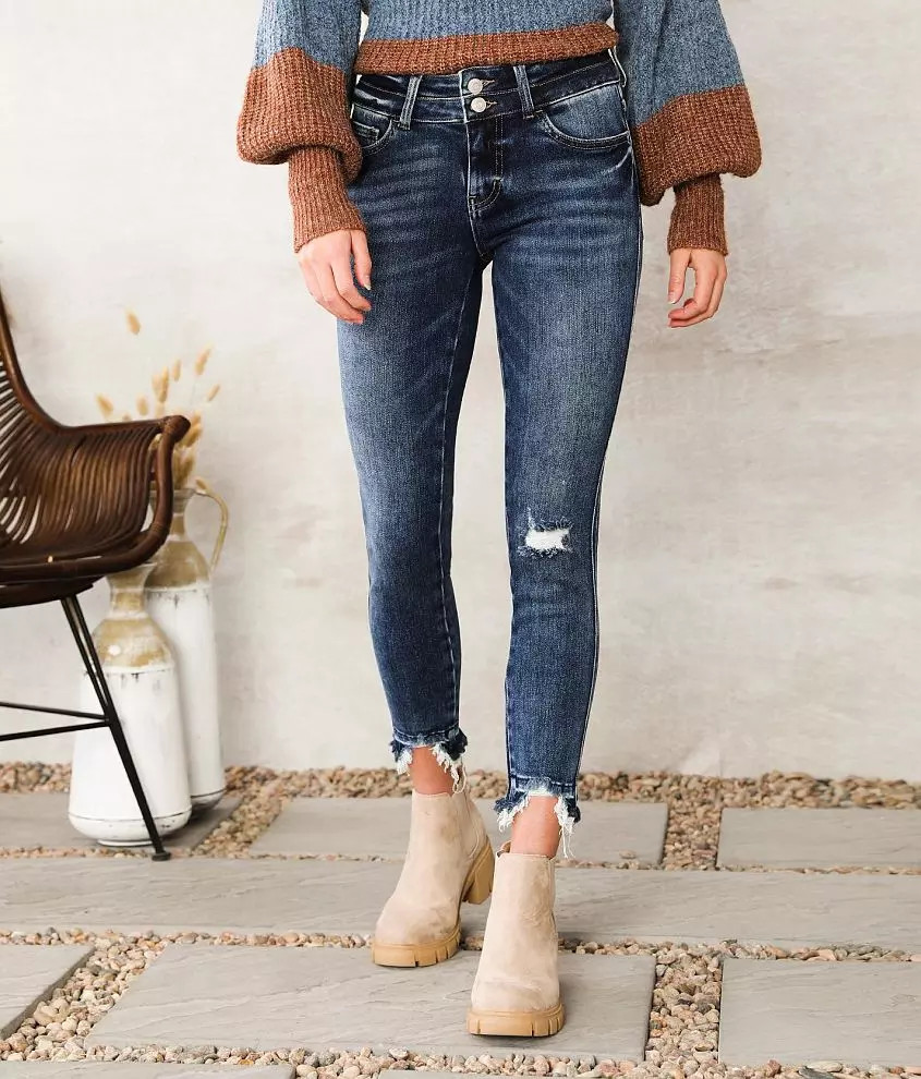 Mid-Rise Ankle Skinny Stretch Jean | Buckle
