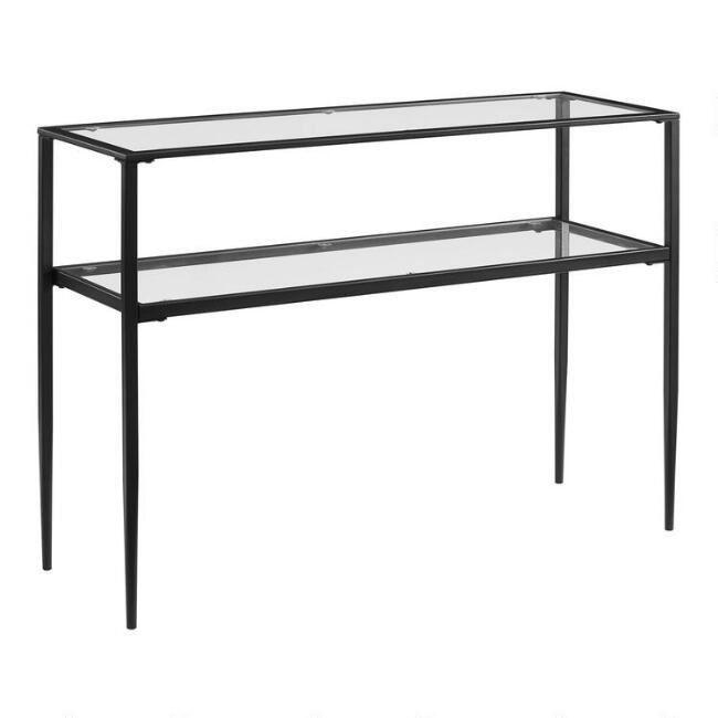 Metal and Glass Cristene Console Table | World Market