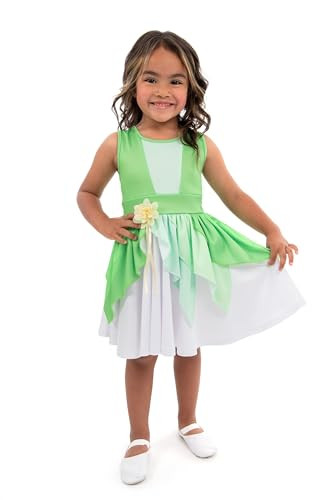 Little Adventures Lily Pad Twirl Dress - Machine Washable Child Pretend Play and Party Dress with... | Amazon (US)