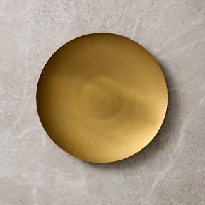 Iris Hammered Metal Charger | West Elm (US)