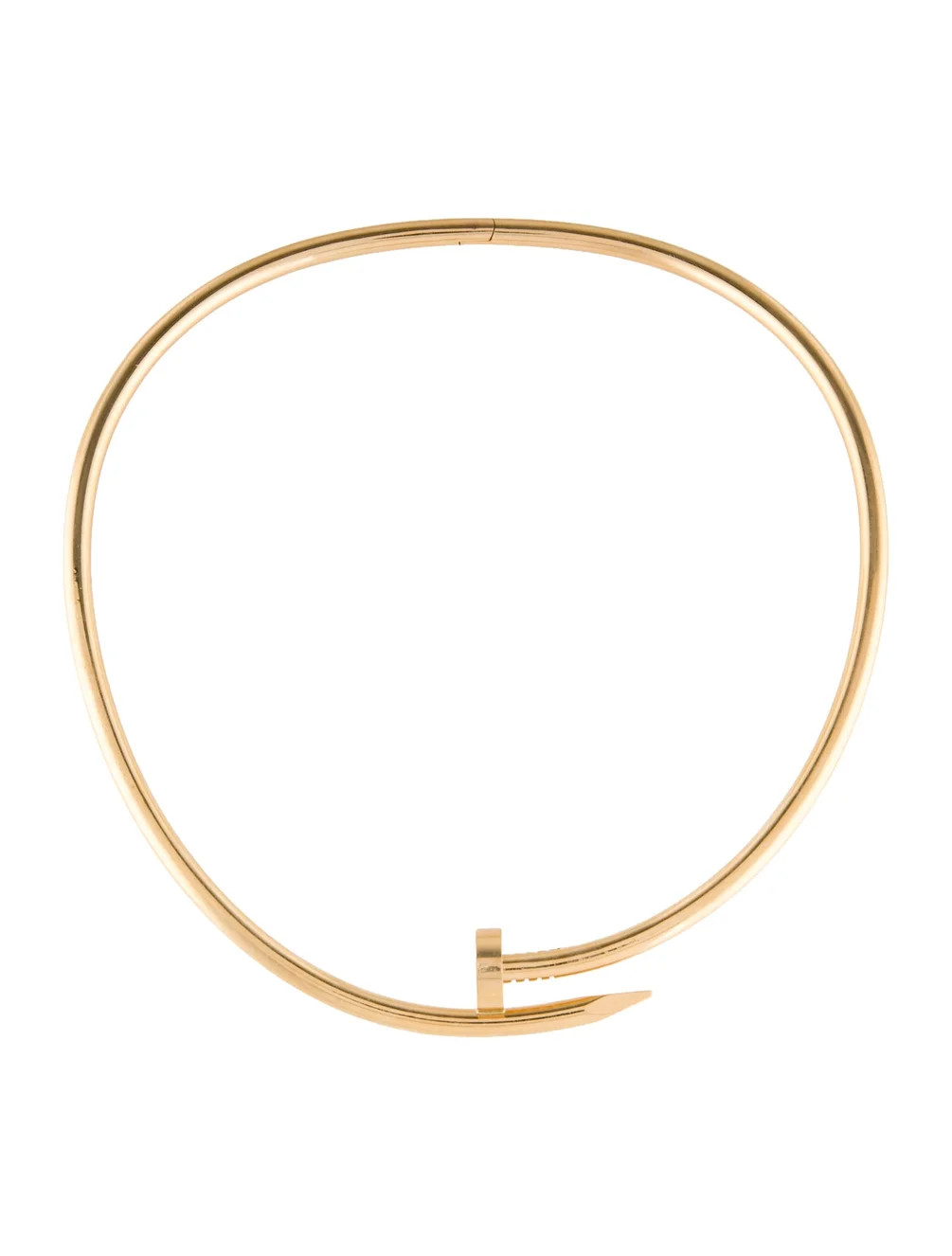 Cartier Juste un Clou Torque Collar Necklace - Choker, Necklaces - CRT143859 | The RealReal | The RealReal