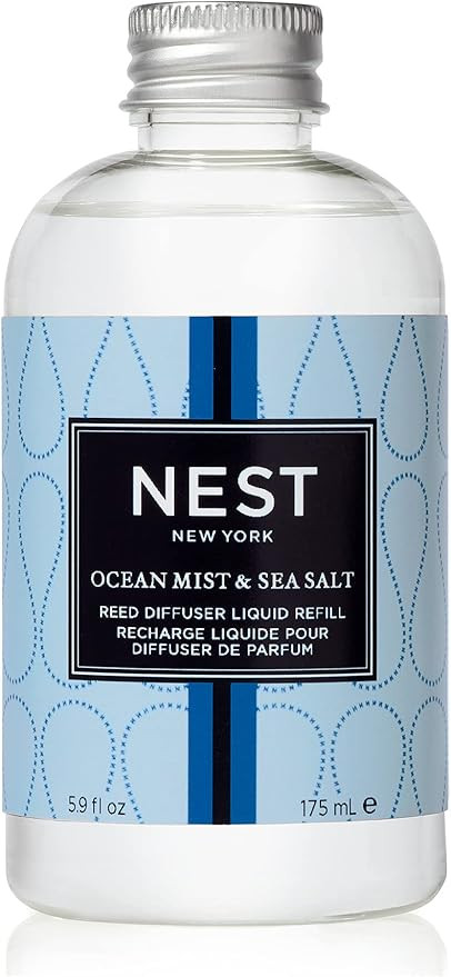 NEST Fragrances Ocean Mist & Sea Salt Reed Diffuser Liquid Refill, 5 Fluid Ounces | Amazon (US)