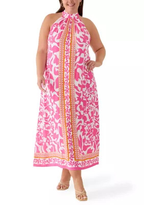 Plus Size Halter Neck Maxi Dress | Belk