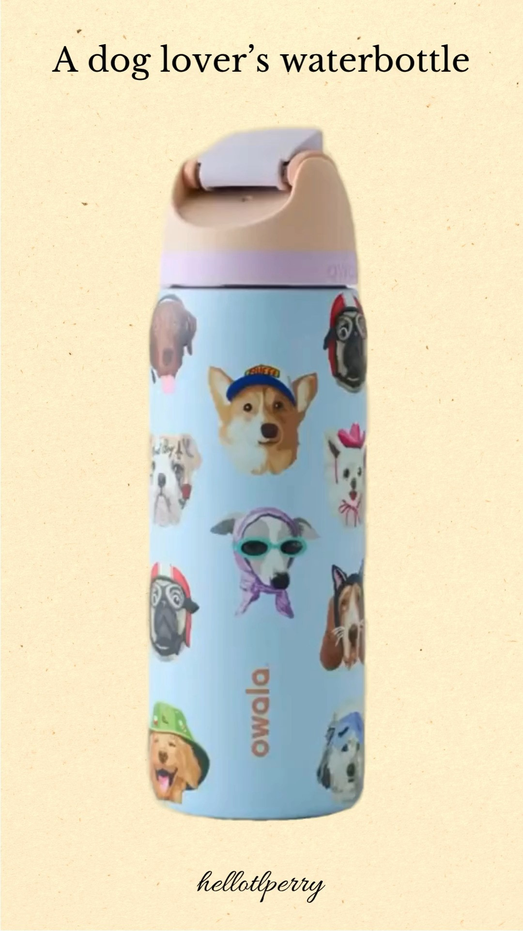 The cutest Owala water bottle for anyone who is a dog lover.  

 #LTKFestival #LTKmomlife #LTKOver40