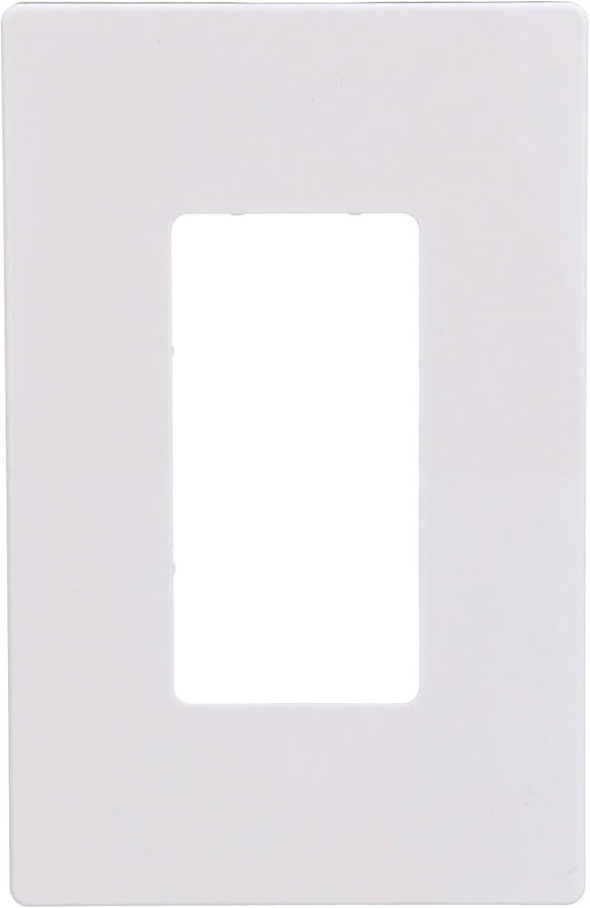 EATON PJS26W Arrow Hart Pjs26 Decorative Screw less Wall Plate, 1 Gang, 3.13 In L X .5 In W X 4.8... | Amazon (US)