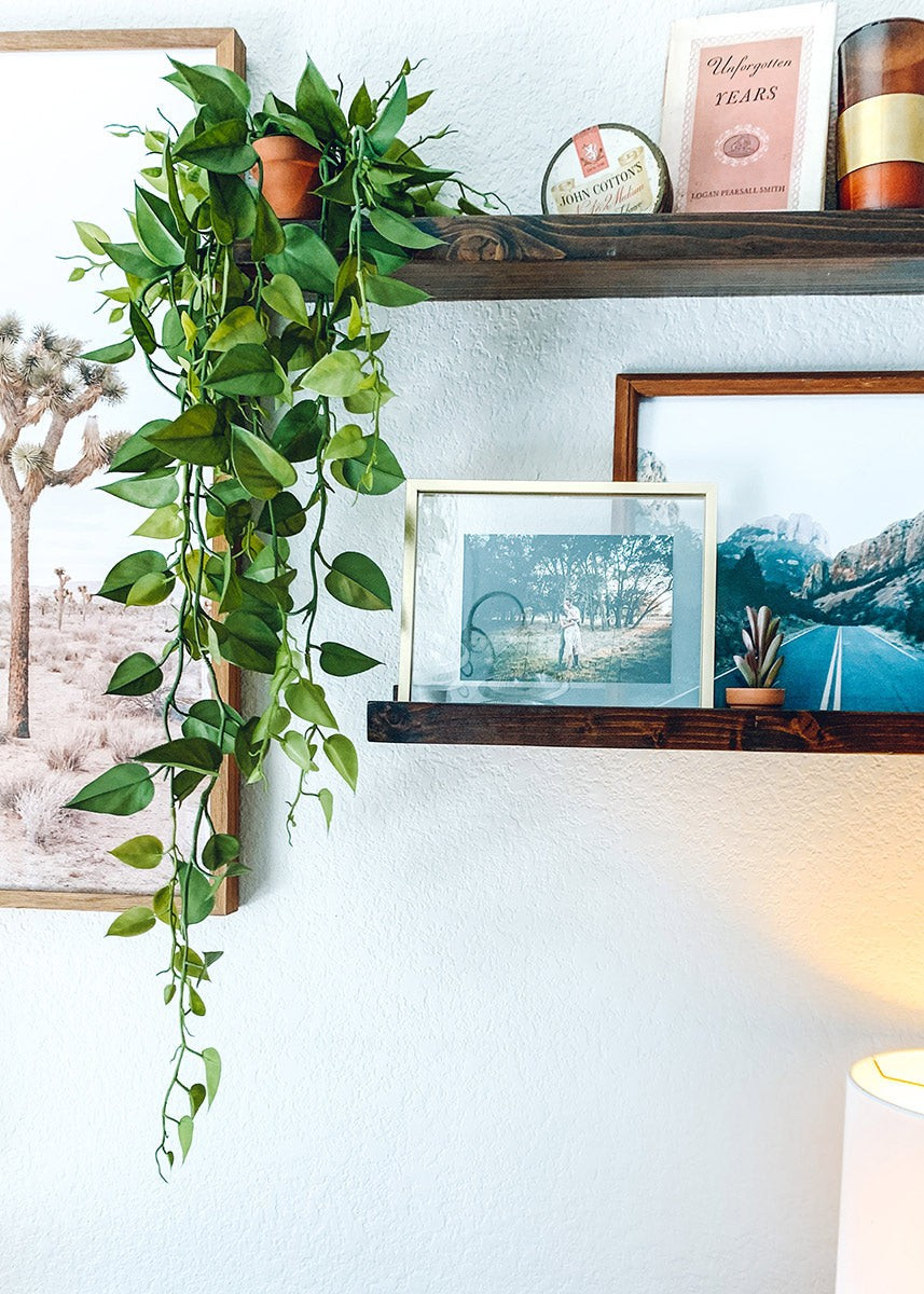 Artificial Plants Hanging Philodendron Bush - 49.5 | Afloral (US)