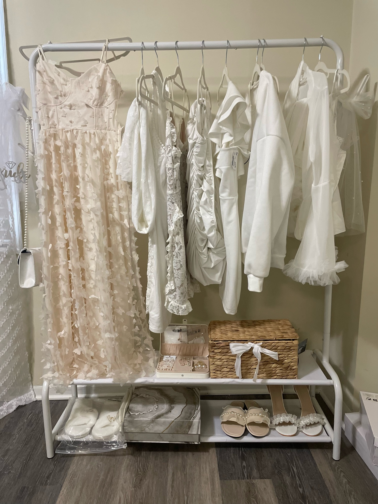 Updated my bridal clothing rack! 🤍

🏷️ wedding finds, SHEIN wedding finds, bridal accessories 

#LTKstyletip #LTKwedding #LTKfindsunder50