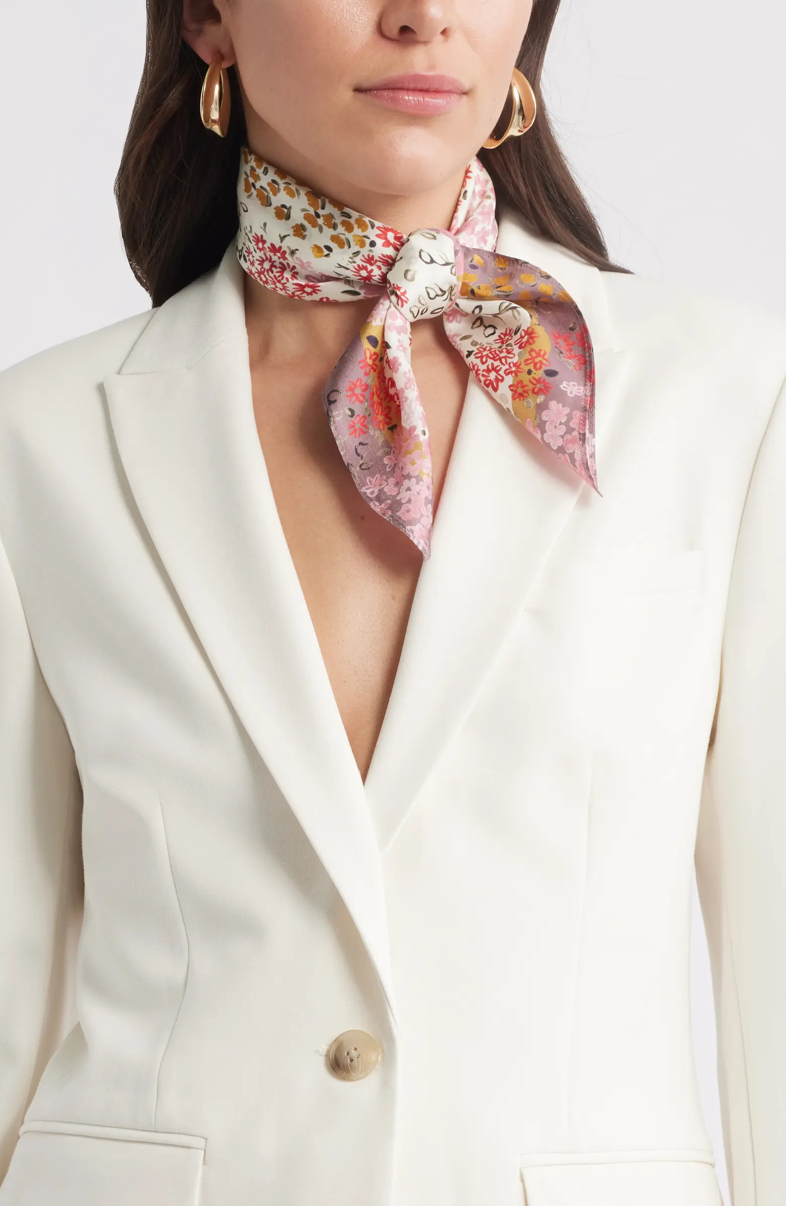 Print Silk Square Scarf | Nordstrom