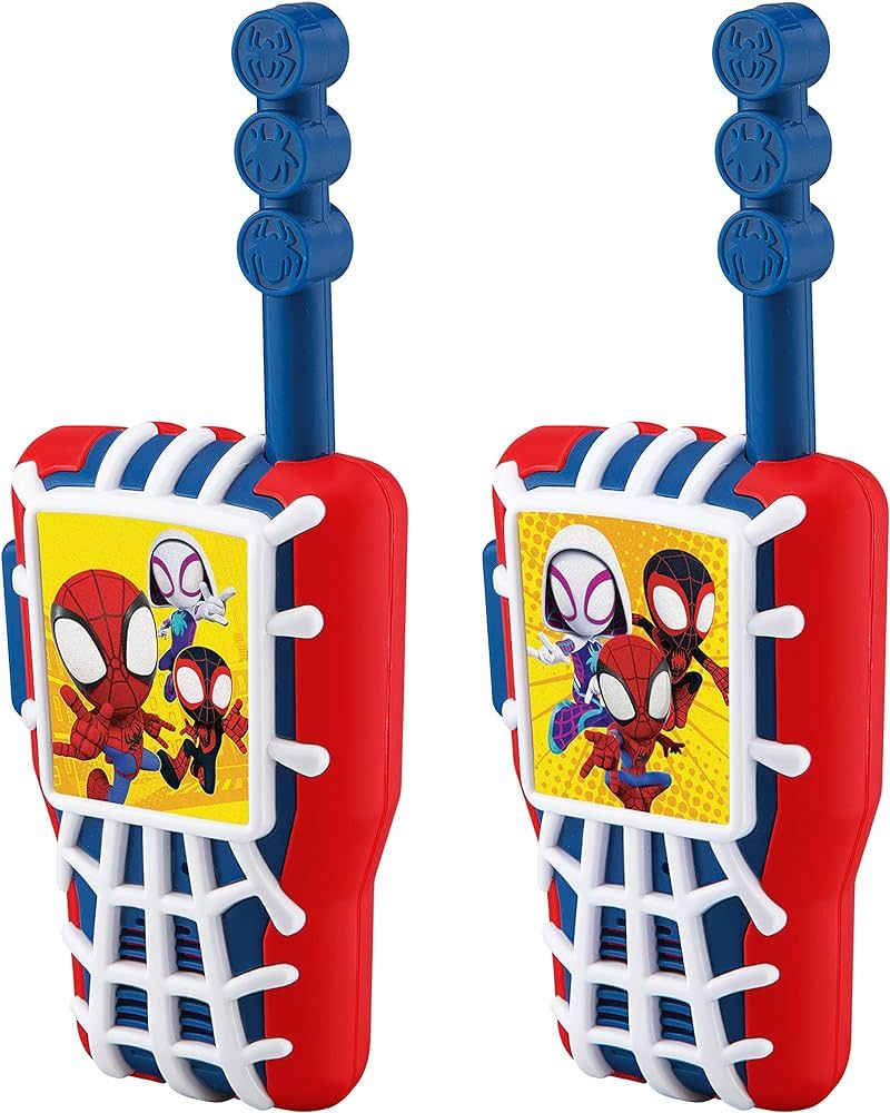 eKids Spidey and His Amazing Friends Toy Walkie Talkies for Kids, Indoor and Outdoor Toys for Kid... | Amazon (US)