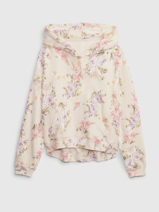 Gap × LoveShackFancy Kids Floral Relaxed Logo Hoodie | Gap (US)