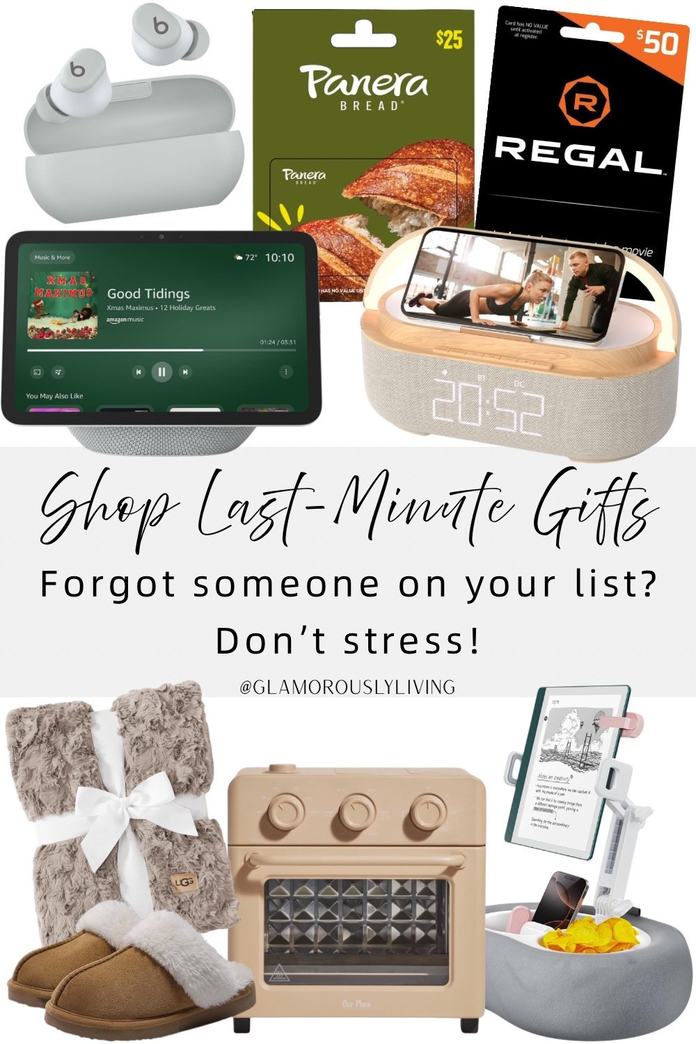 Shop last minute gifts! ❤️



Gifts for him
Self care
Homebody gifts
Travel gifts
Robes
Pajamas
Slippers
Girl gifts
Gifts for woman
Christmas gifts
Gifts for her
Holiday gifts
Gift guide
View gifts
Trending gifts

#LTKGiftGuide #LTKHoliday #LTKFindsUnder50
