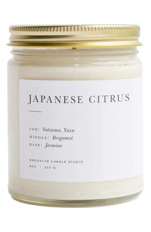 Brooklyn Candle Studio Minimalist Collection Japanese Citrus Candle at Nordstrom | Nordstrom