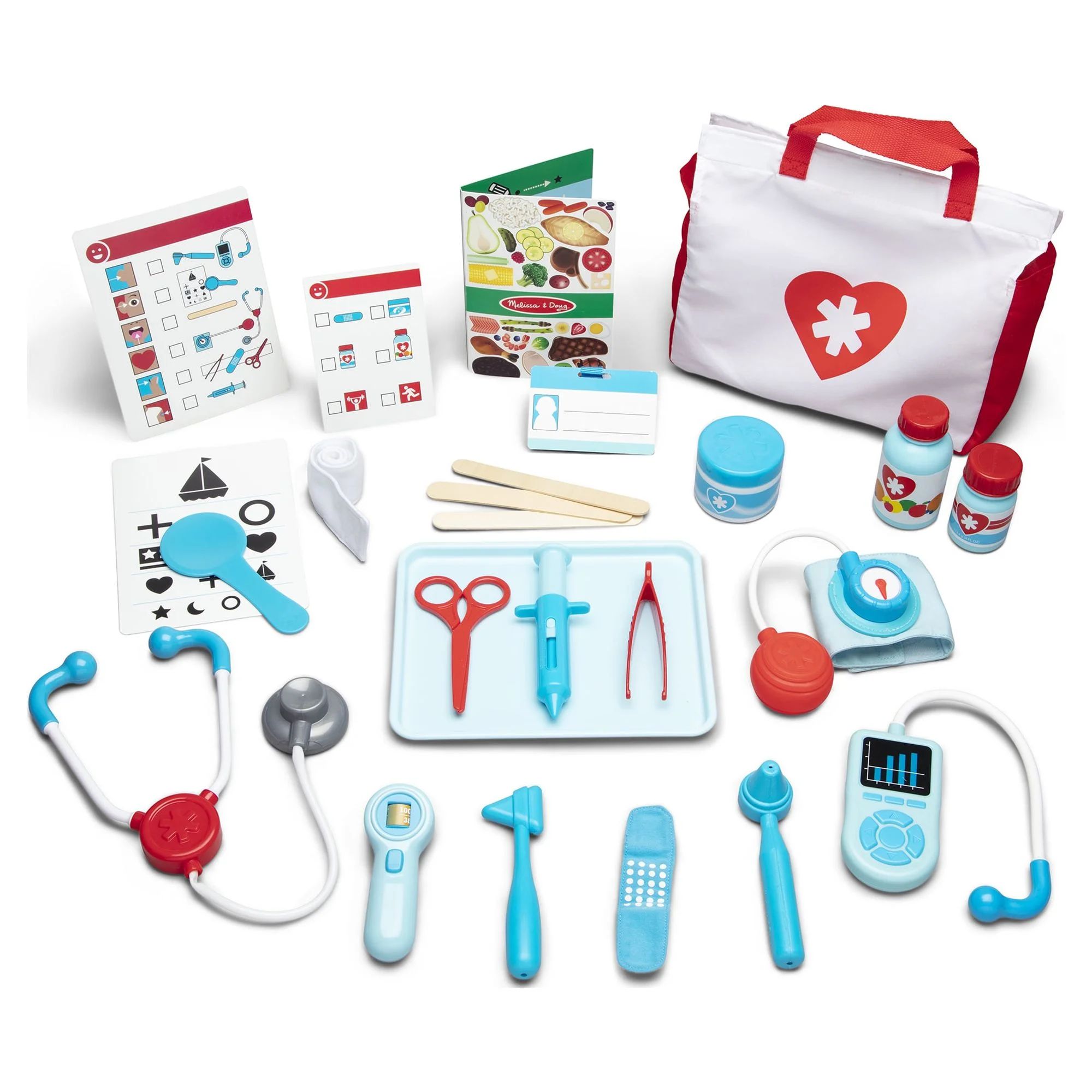 Melissa & Doug Get Well Doctor’s Kit Play Set – 25 Toy Pieces - Walmart.com | Walmart (US)