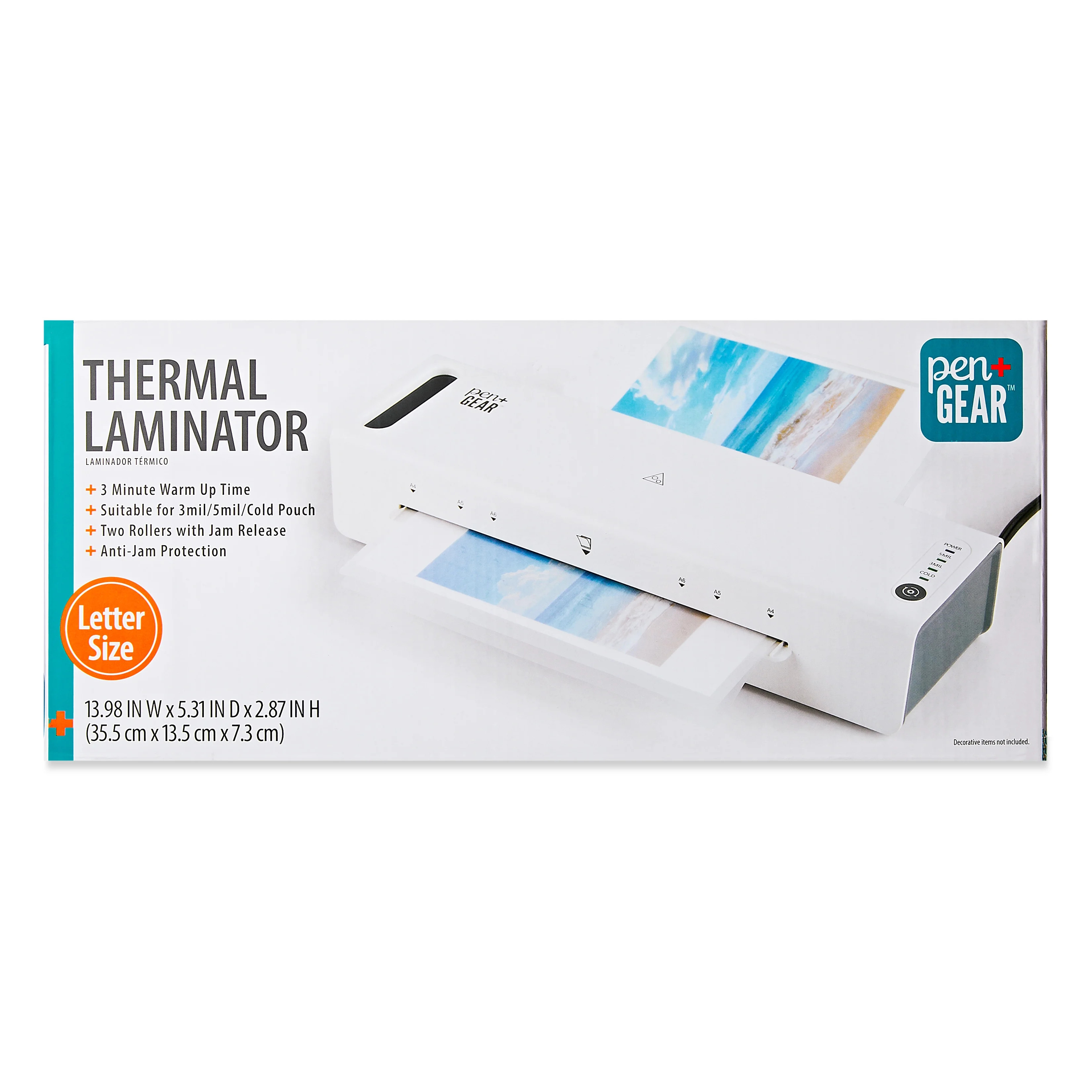 Pen+Gear Thermal Laminator, Letter Size, 5 mil, White | Walmart (US)
